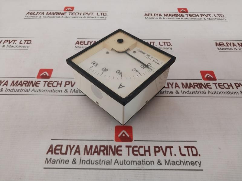 Meco-v S96 Ac Moving Iron Din Panel Ammeter 0-100A 100/5 16922