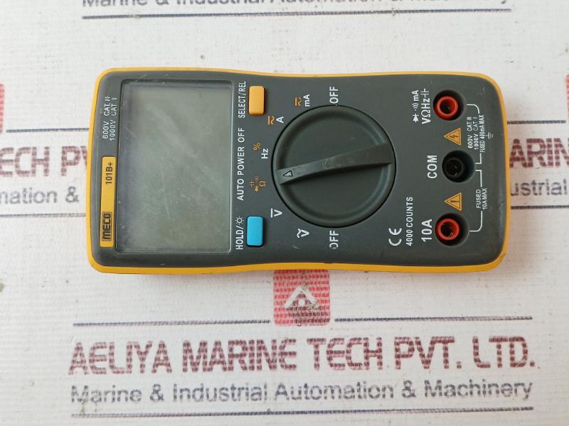 Meco 101B+ Digital Multimeter 600V Cat Iii 1000V Cat Ii 10A Ma