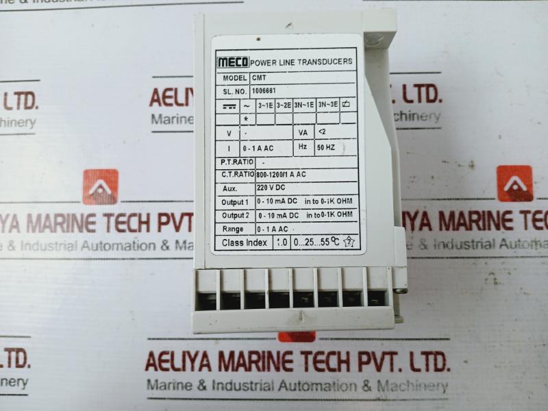 Meco Cmt Ac Current Transducer Power Line 800-1200/1a 50hz 220v Dc