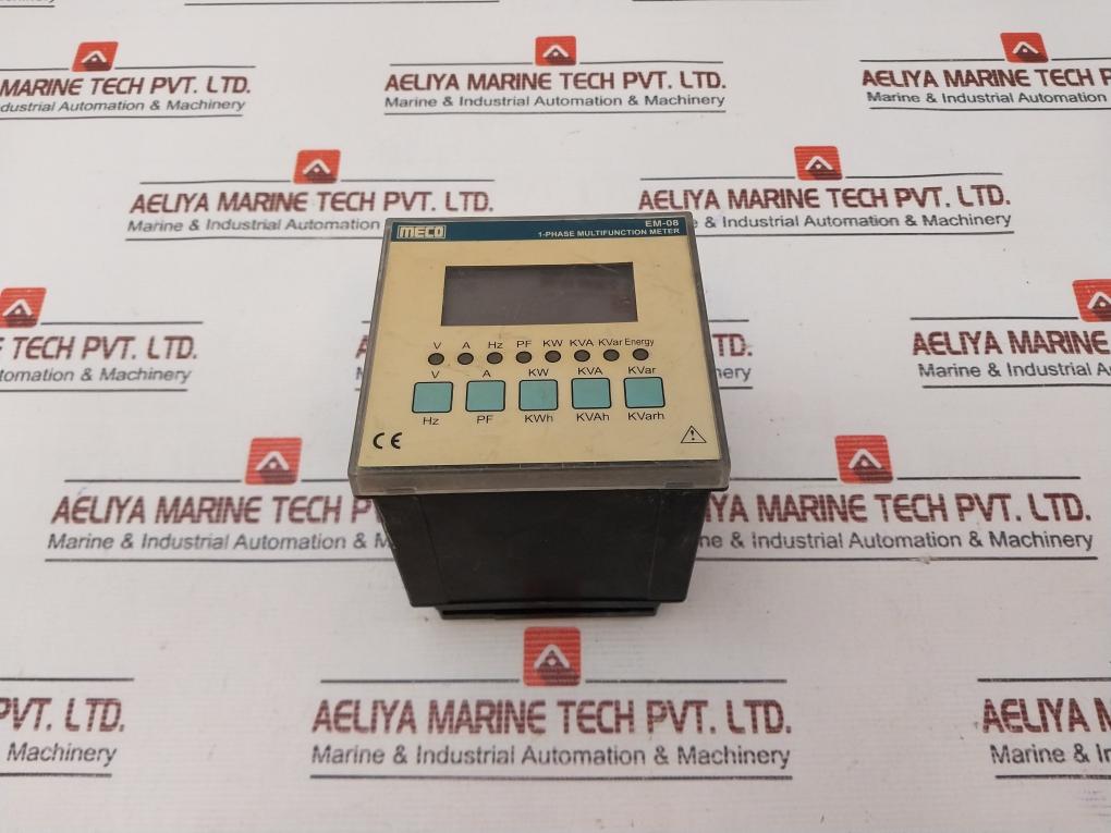 Meco Em08 Single Phase Multifunction Meter 300Vac 5A
