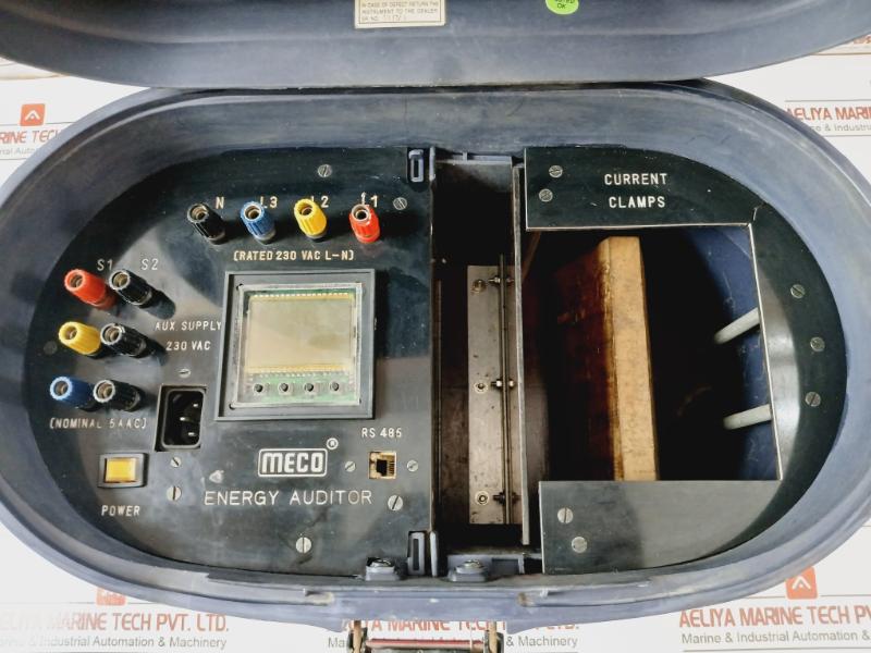 Meco Energy Auditor Power Quality Analyzer Set 230V Ac Input 500A/5A