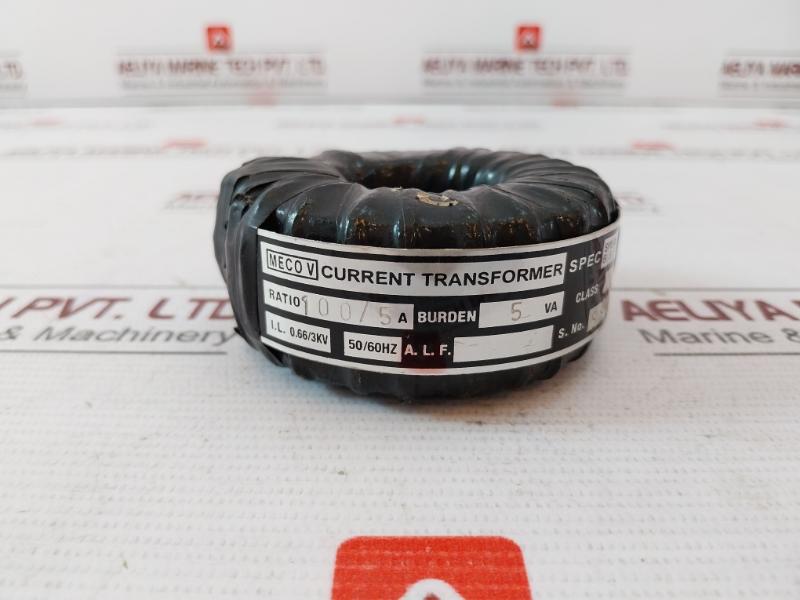Meco I.S.2705/92 Current Transformer Coil 3938/73 100/5A 5Va 50/60Hz