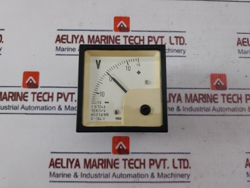 Meco M72 Analog Voltmeter 2561/5 Is 1248