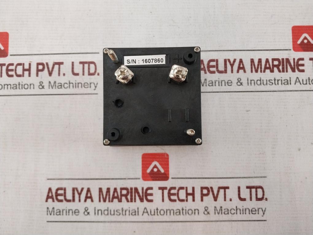 Meco M72 Dc Moving Coil Din Panel Ammeter / Voltmeter 0-30Ma 75Mv