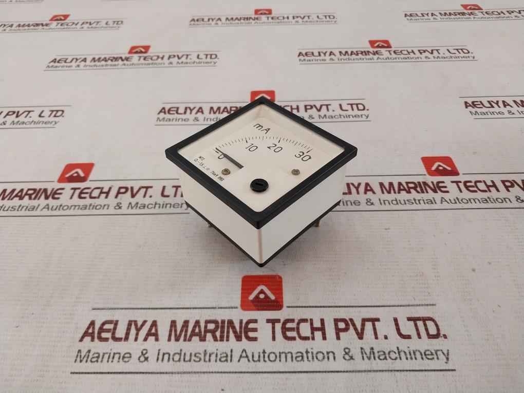 Meco M72 Dc Moving Coil Din Panel Ammeter / Voltmeter 0-30Ma 75Mv