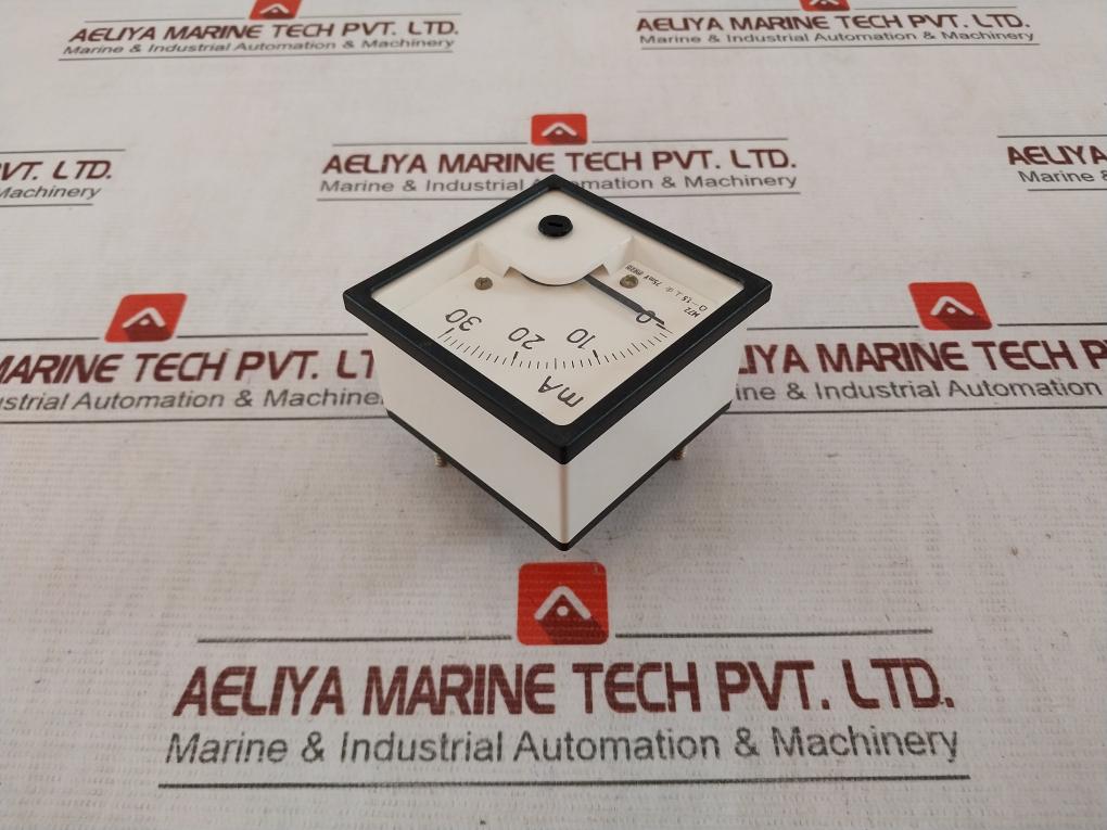 Meco M72 Dc Moving Coil Din Panel Ammeter / Voltmeter 0-30Ma 75Mv