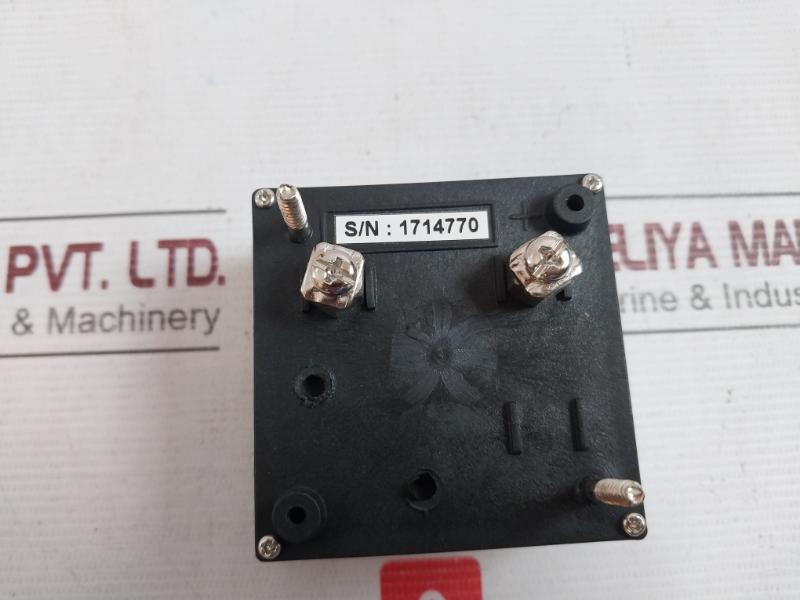 Meco M72 Mc Din Panel Analog Voltmeter 0-1Ma/3D Dc 101819 0-6V