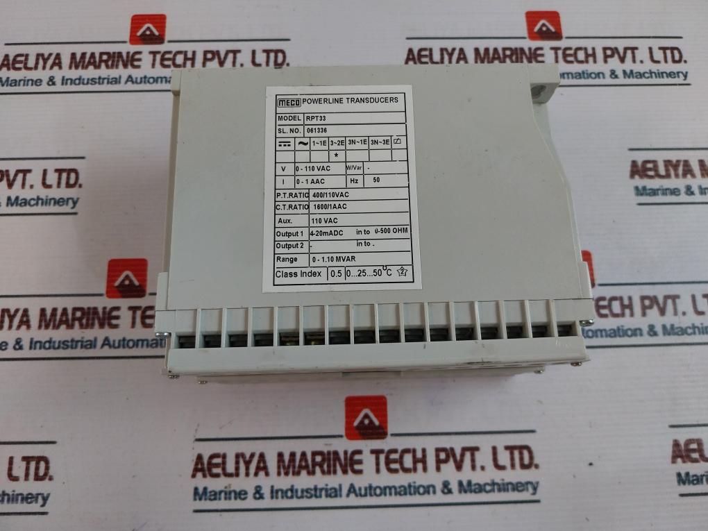 Meco Rpt33 3φ3 Wire Reactive Power Transducer