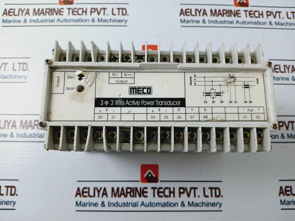 Meco Wt33 3 ϕ 3 Wire Active Power Transducer