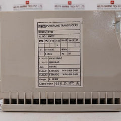 Meco Wt33 Powerline Transducer 0-110Vac 4-20Madc Output 0-55Mw 3500/1Aac