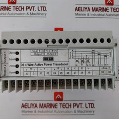 Meco Wt34 3-phase 4-wire Active Power Transducer 0-110 Vac