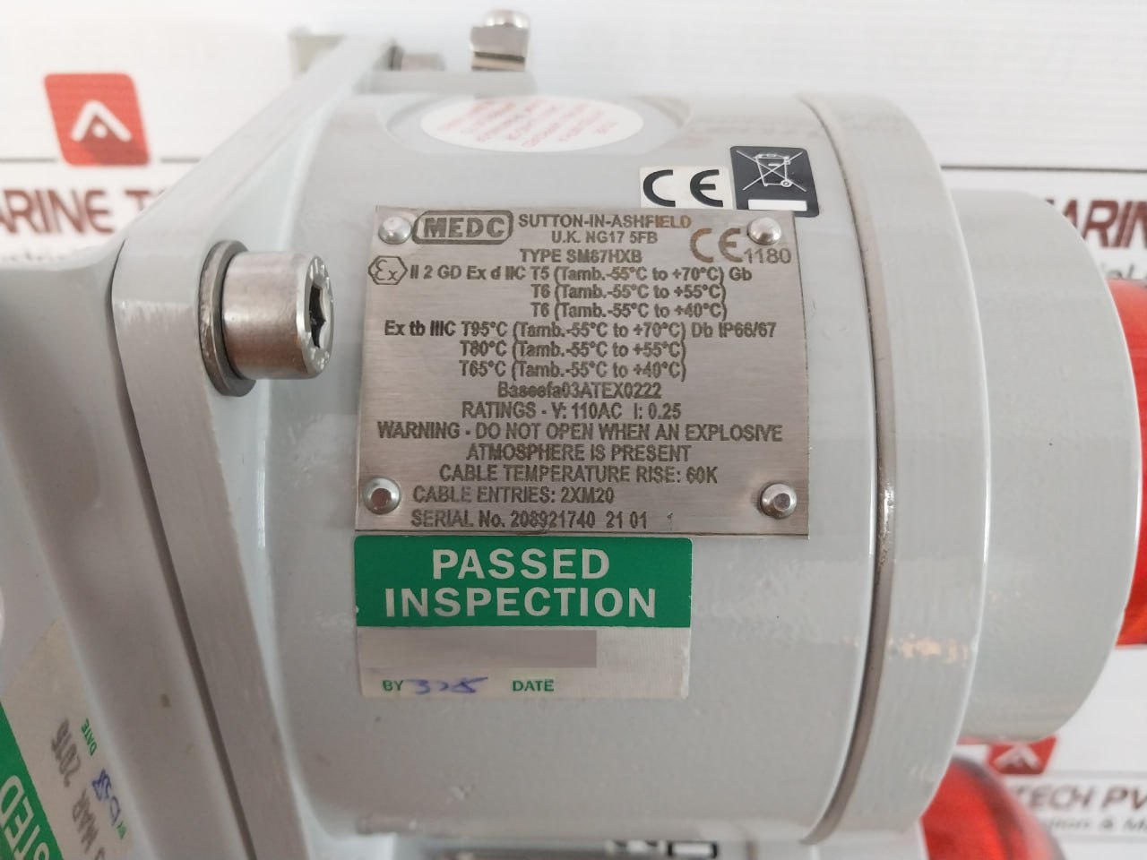 Medc Sm87Hxb Joule Ex Xenon Beacon Range 110Vac 60K Ip66/67 2Xm20