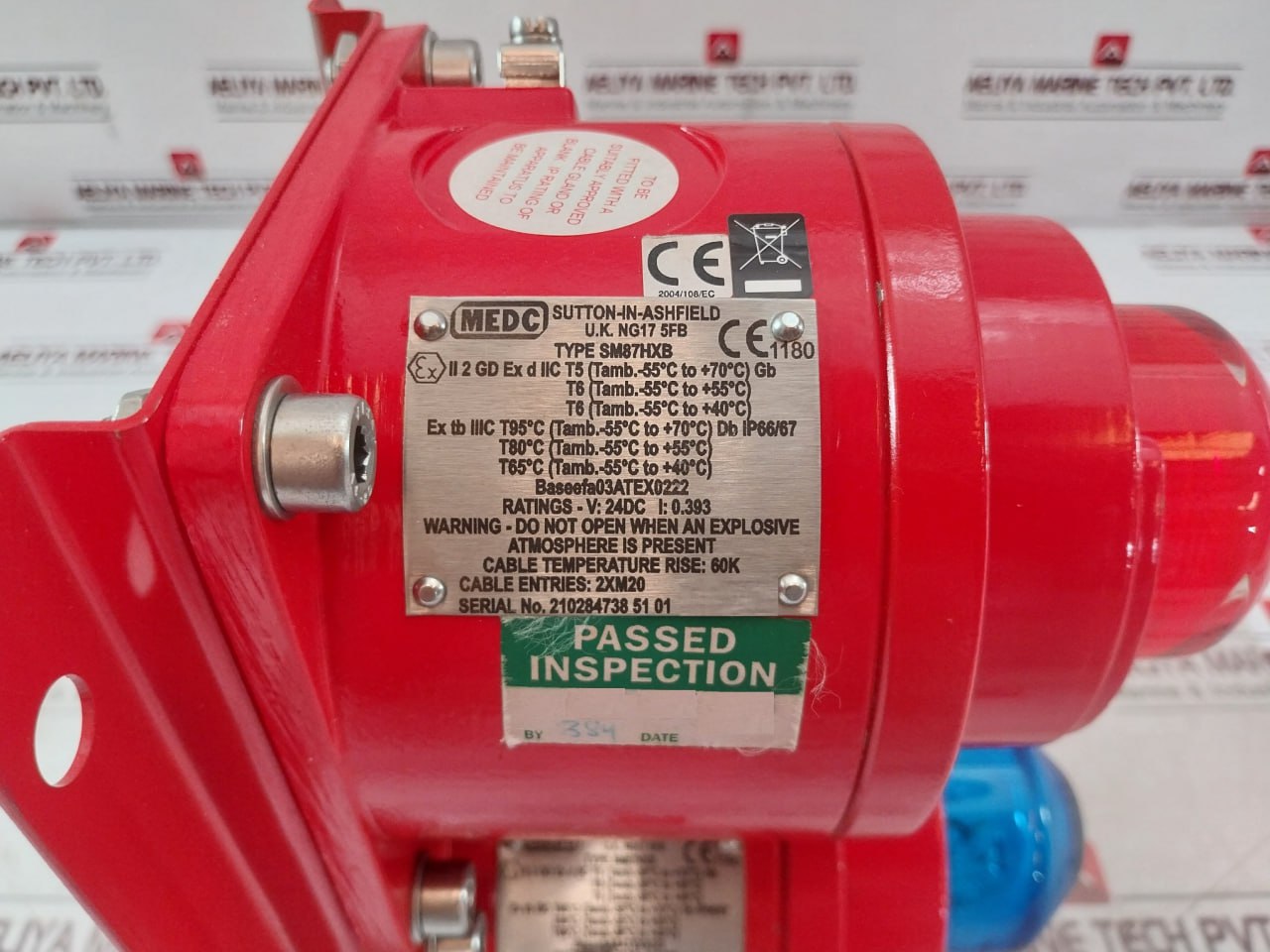 Medc Sm87Hxb Joule Ex Xenon Beacon Range 24Vdc 60K Ip66/67