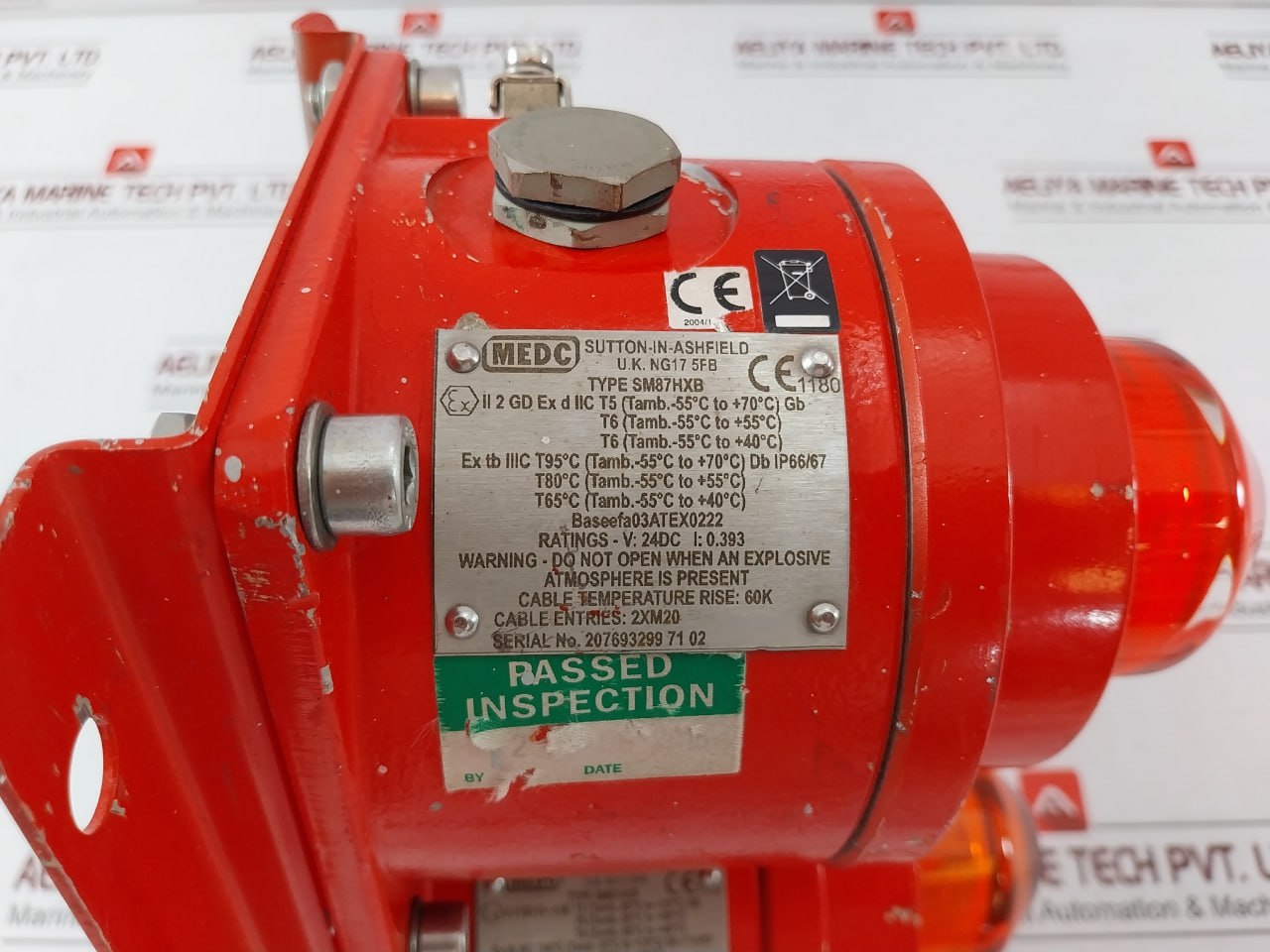 Medc Sm87Hxb Xenon Beacon Range Baseefa03Atex0222 24V Dc 0.393A