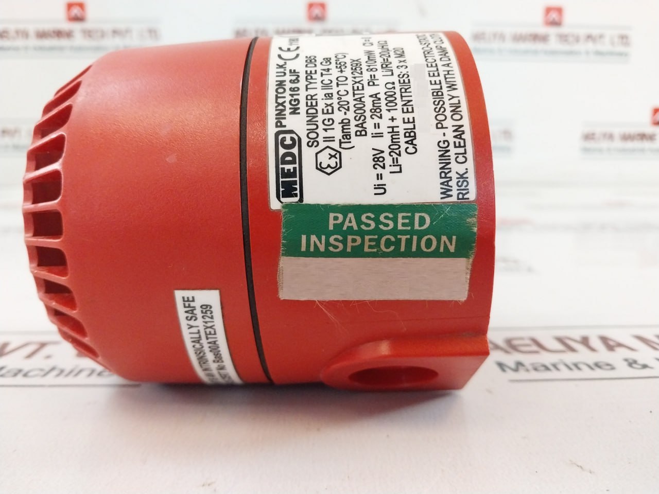 Medc Db5 Sounder 28Vdc Bas00Atex1259X