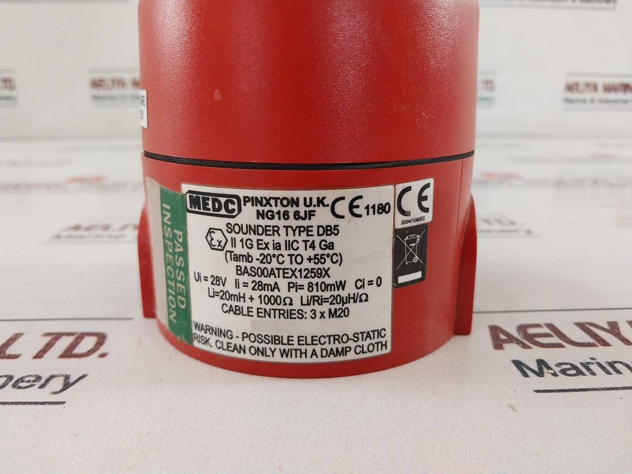 Medc Db5 Sounder 28Vdc Bas00Atex1259X