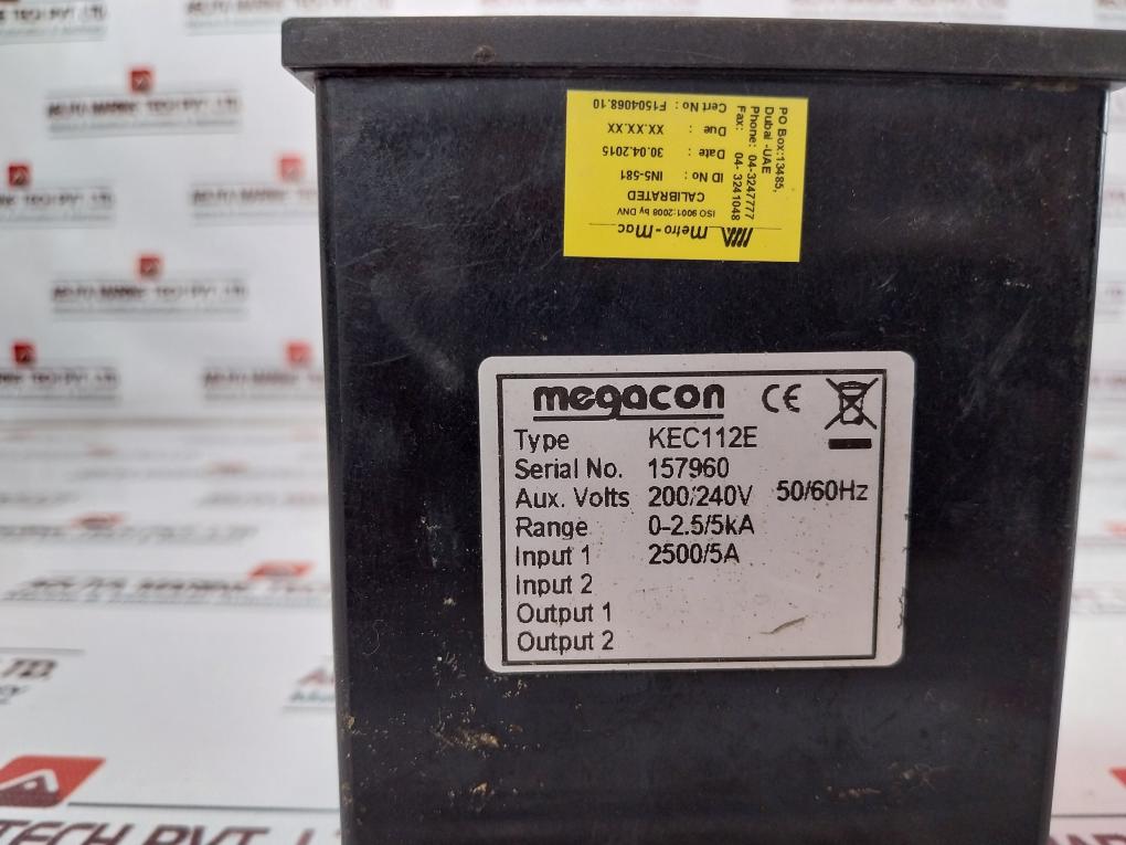 Megacon KEC112E 3 Phase Short Circuit Guard