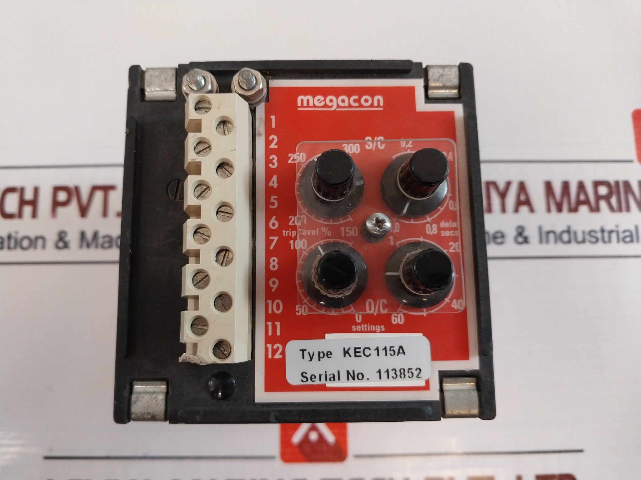 Megacon Kec115A 3 Phase Short Circuit Guard Meter 200/240V 50/60Hz