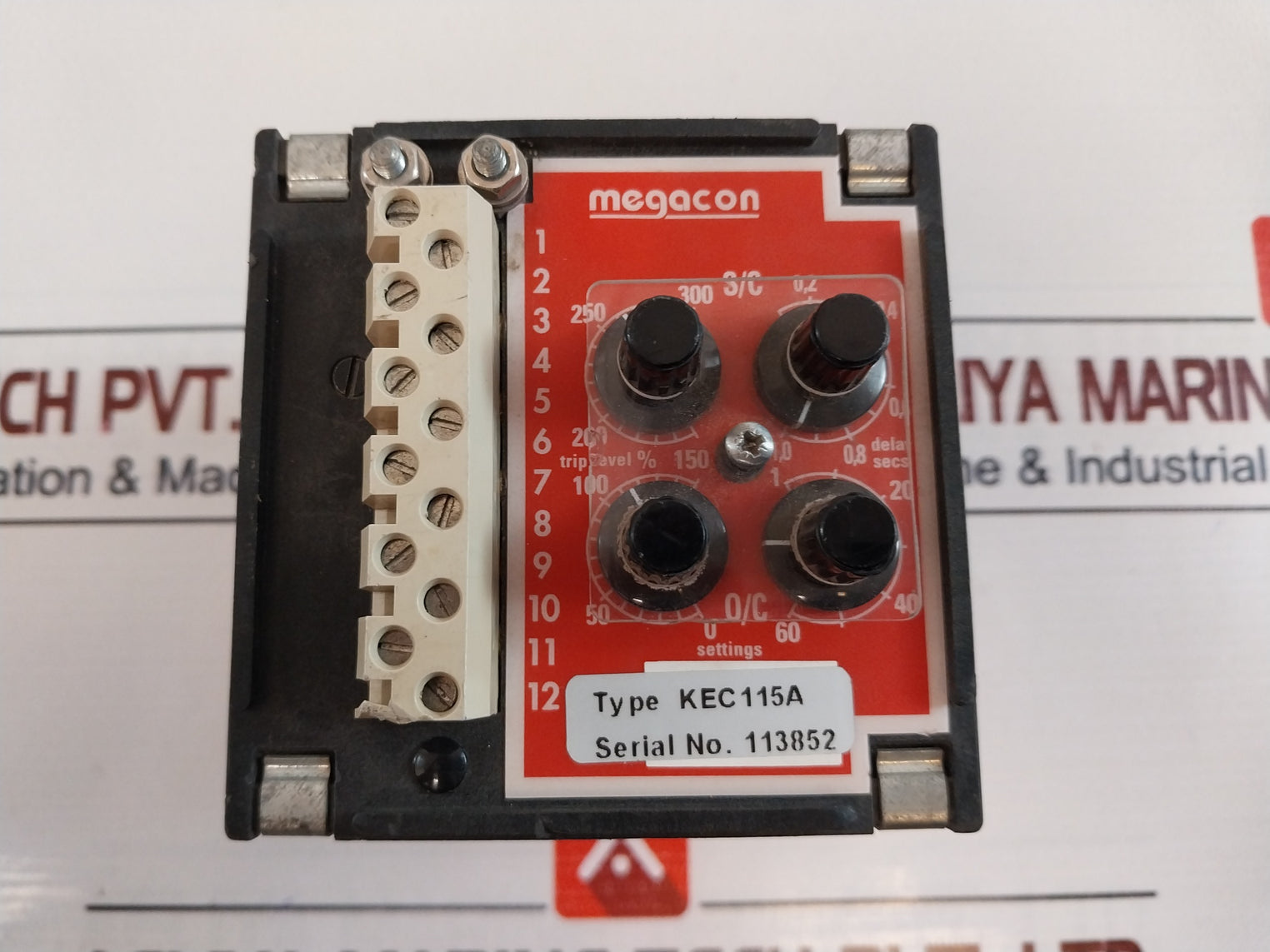 Megacon Kec115A 3 Phase Short Circuit Guard Meter 200/240V 50/60Hz