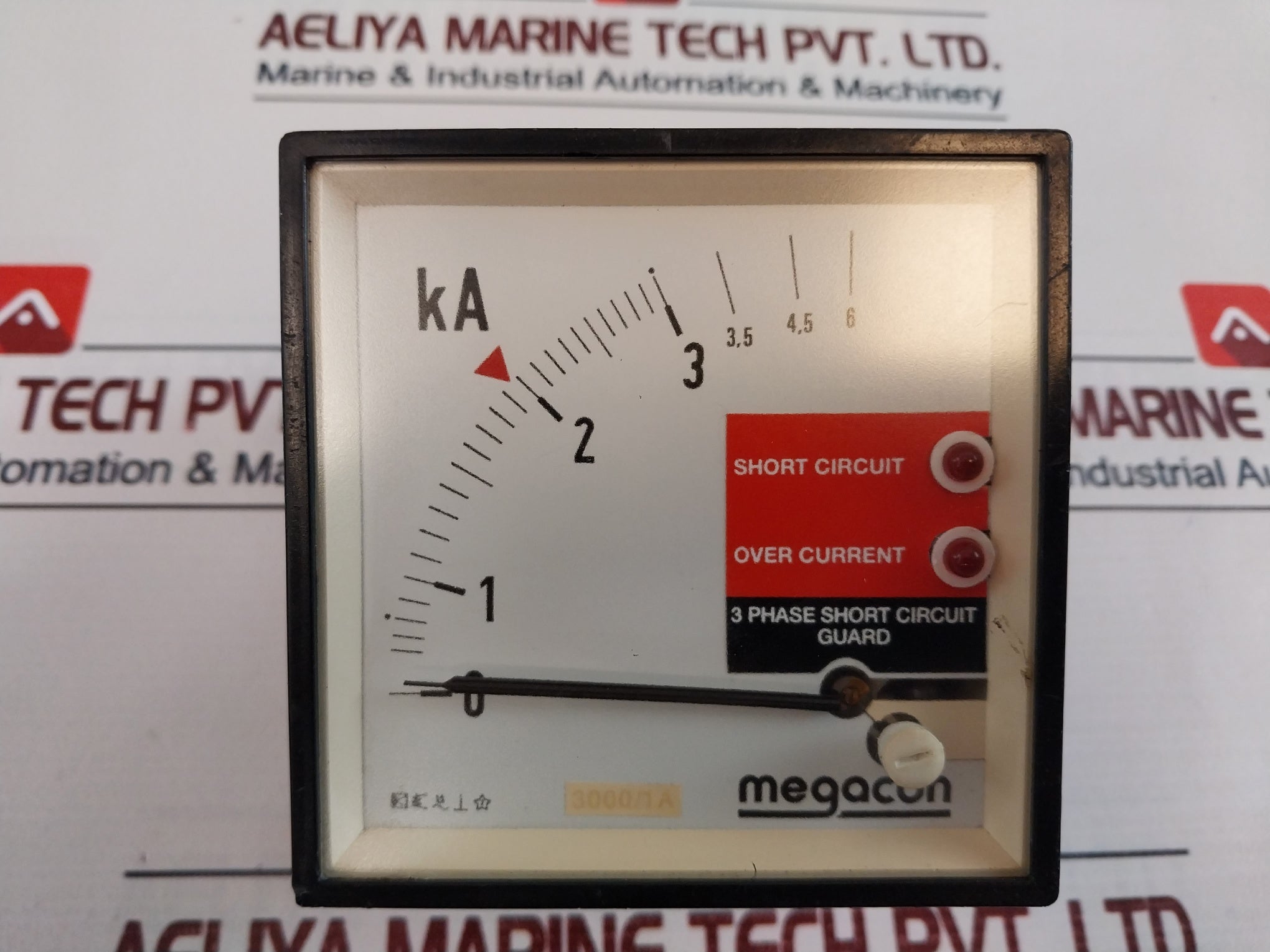 Megacon Kec115A 3 Phase Short Circuit Guard Meter 200/240V 50/60Hz
