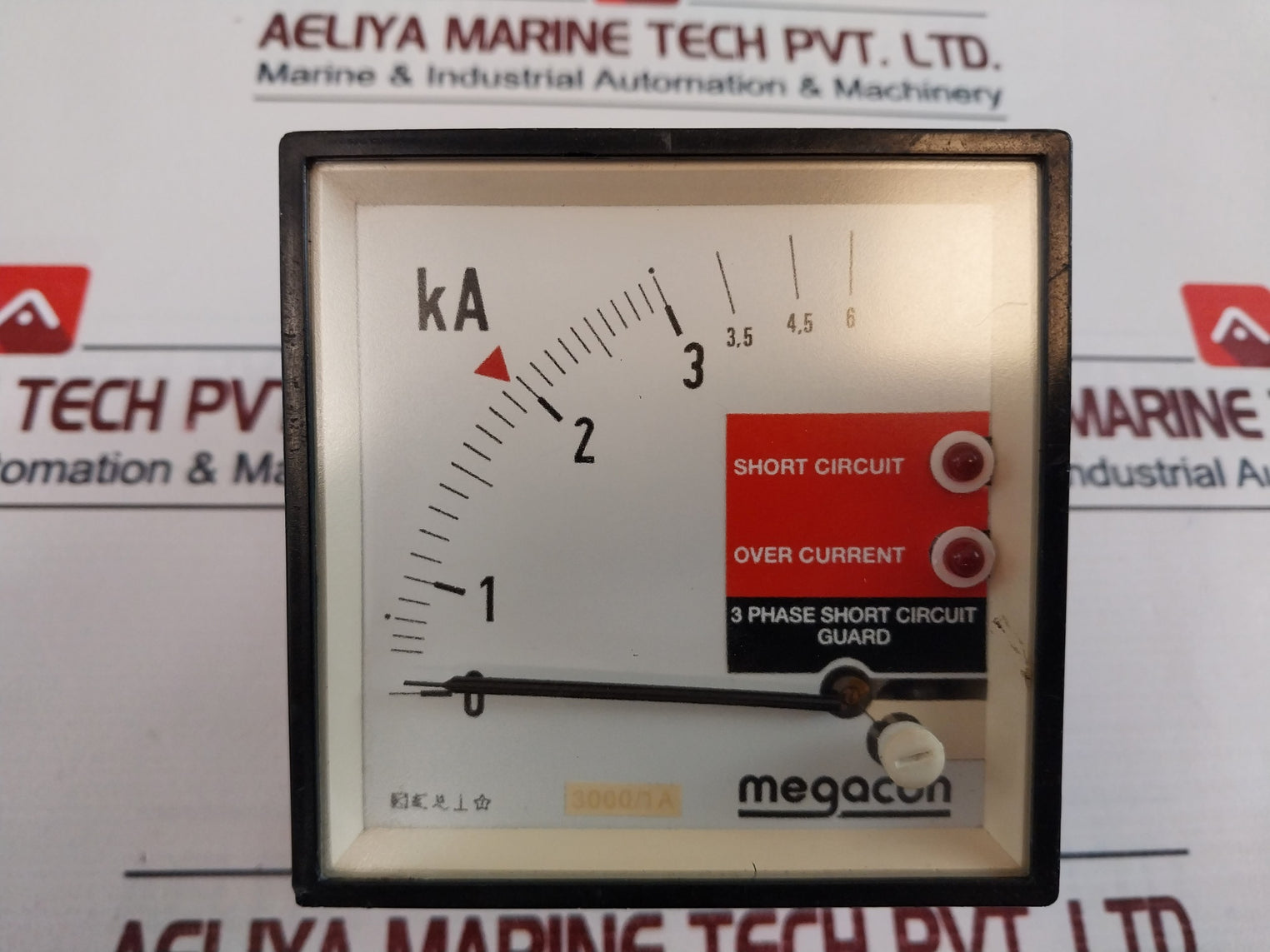 Megacon Kec115A 3 Phase Short Circuit Guard Meter 200/240V 50/60Hz