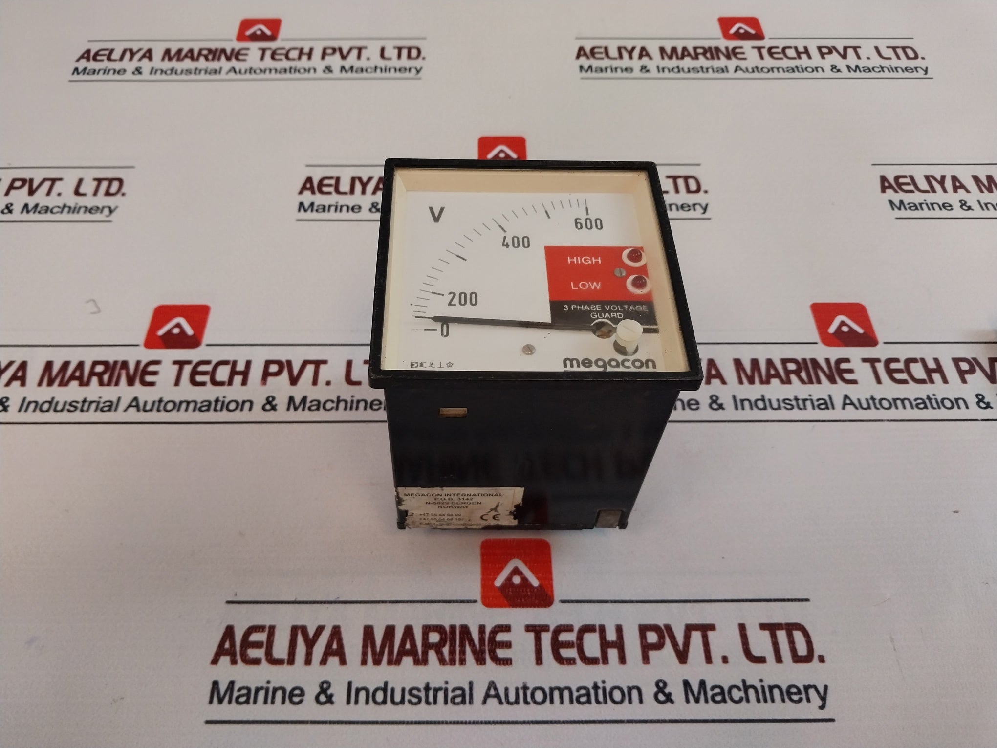 Megacon Kec115A 3 Phase Voltage Guard Meter Kev233