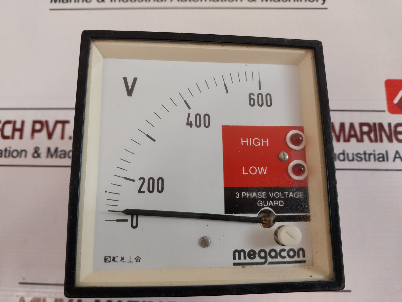 Megacon Kec115A 3 Phase Voltage Guard Meter Kev233
