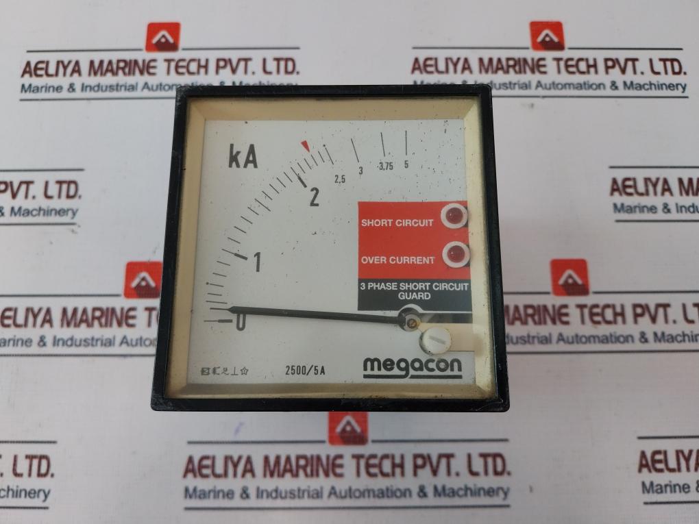 Megacon Kec115A, 3 Phase Short Circuit Guard Meter 200/240V 50/60Hz