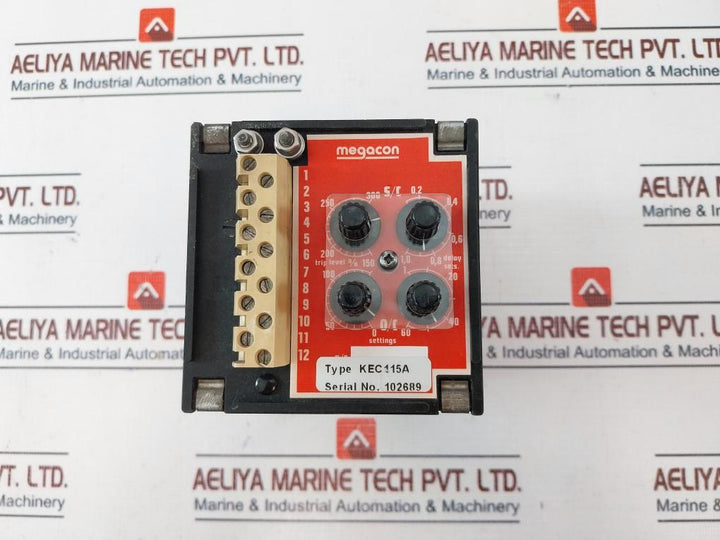 Megacon Kec115A, 3 Phase Short Circuit Guard Meter 200/240V 50/60Hz