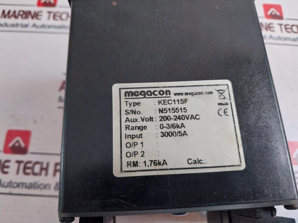 Megacon Kec115F Short Circuit And Over Current Guard 0-3/6Ka, 200-240Vac
