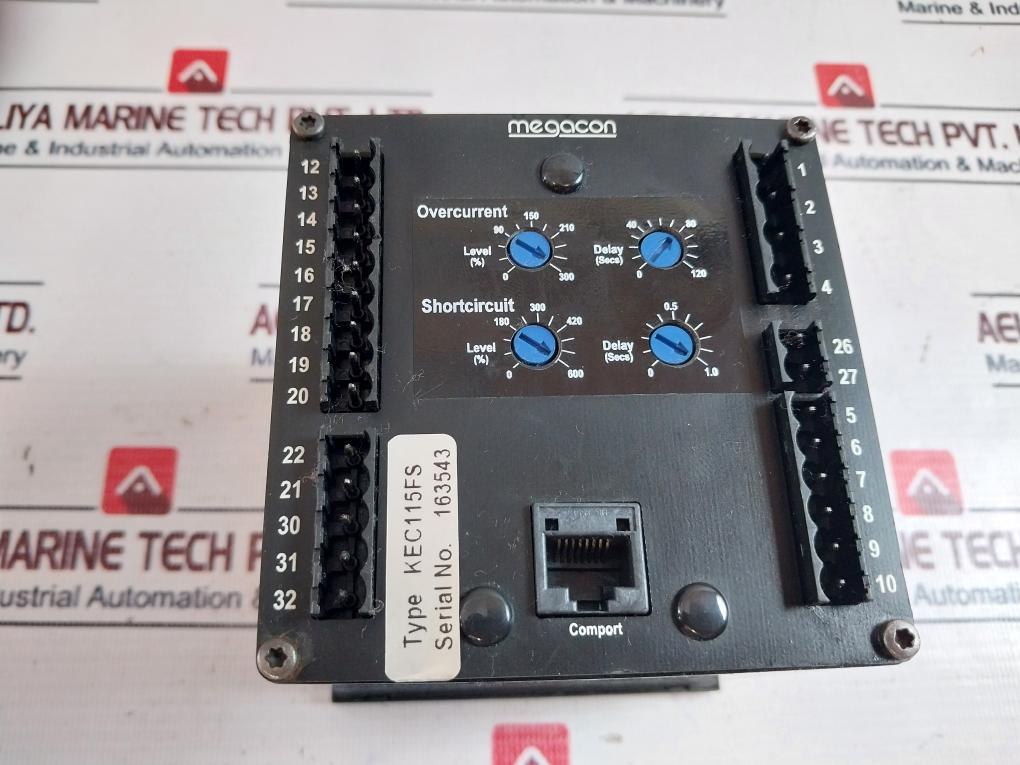 Megacon Kec115Fs 3 Phase Short Circuit Guard Range: 0-300/600% 200/240V 50/60Hz