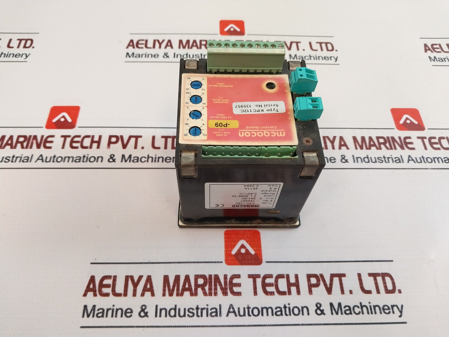 Megacon Kpc112C Differential Current Guard Meter 24V Dc