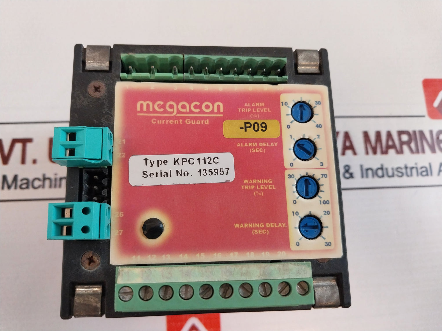 Megacon Kpc112C Differential Current Guard Meter 24V Dc