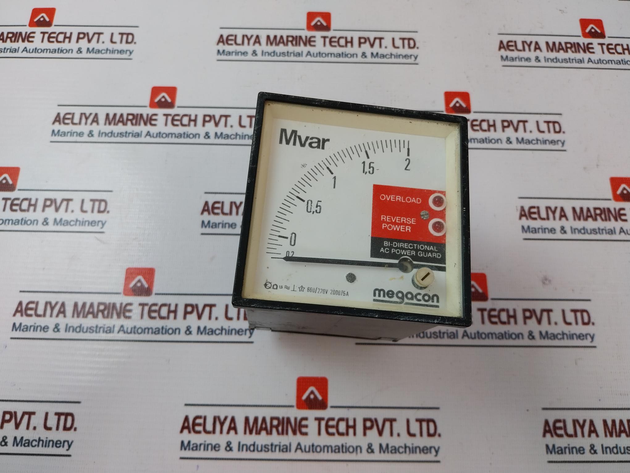 Megacon KPVA171B Bi-Directional AC Power Guard 0,2-0-2 Mvar