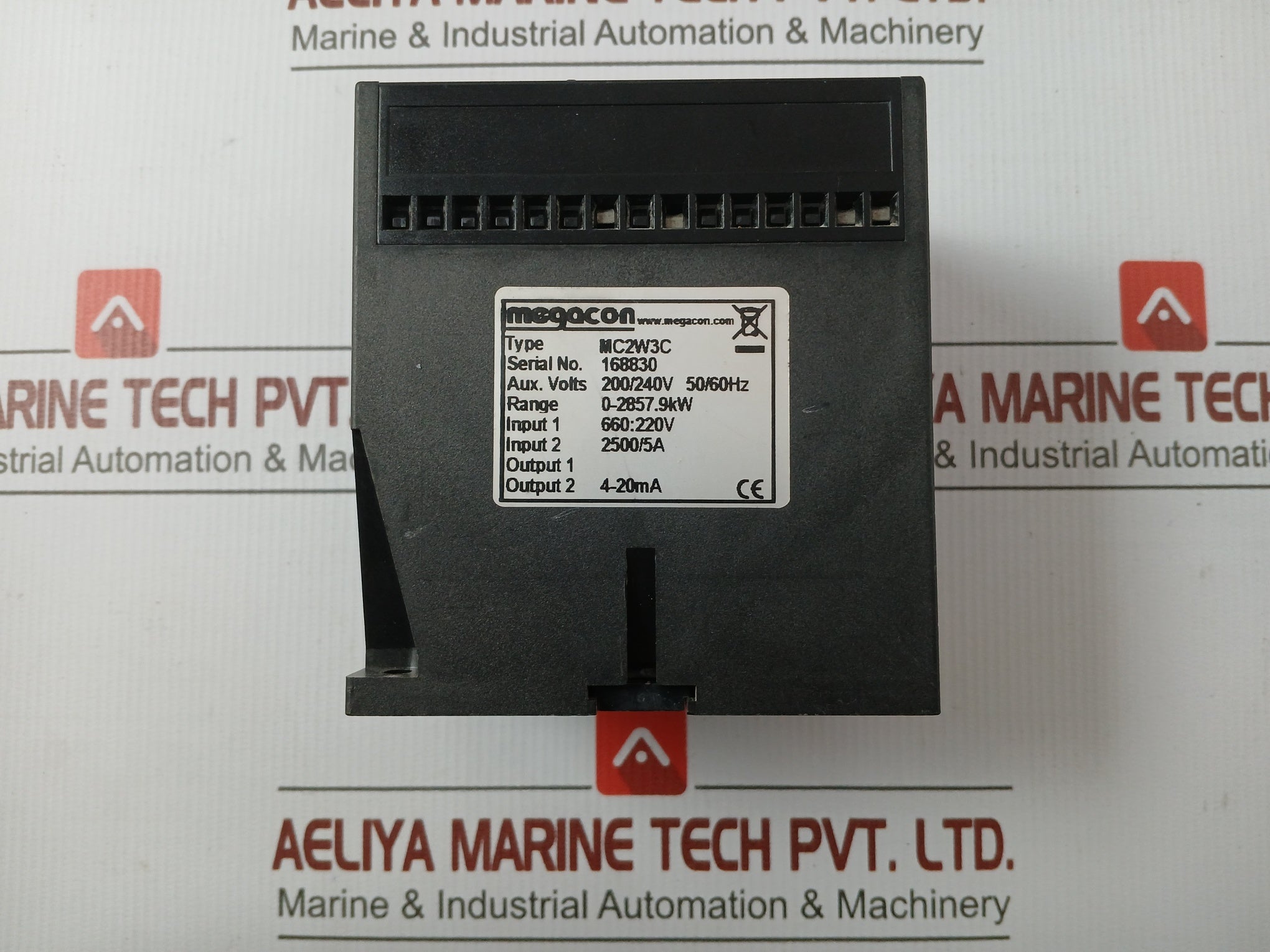 Megacon Mc2W3C Power Transducer 0-2857.9Kw 200/240V 50/60Hz