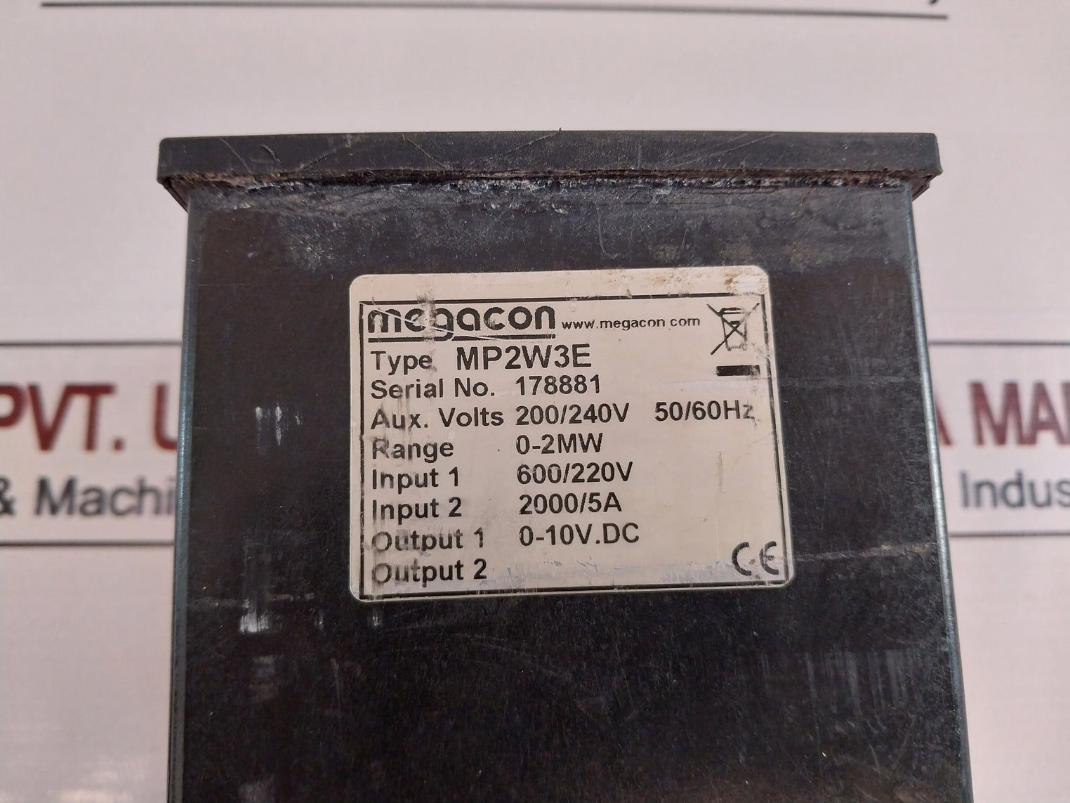 Megacon Mp2W3E Measuring Converter 200/240V 50/60Hz