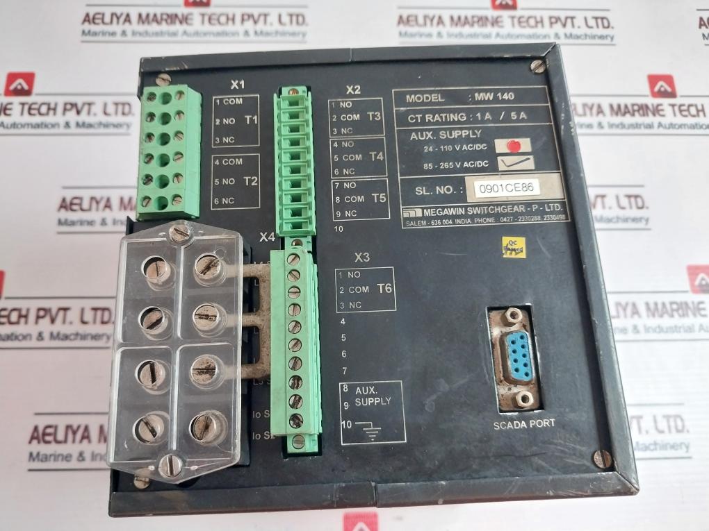 MEGAWIN MW140 Numerical Over Current and Earth Fault Relay