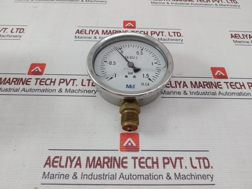 Mei En 837-1 Manometer Pressure Gauge -1 To 1.5 Bar 1907050089