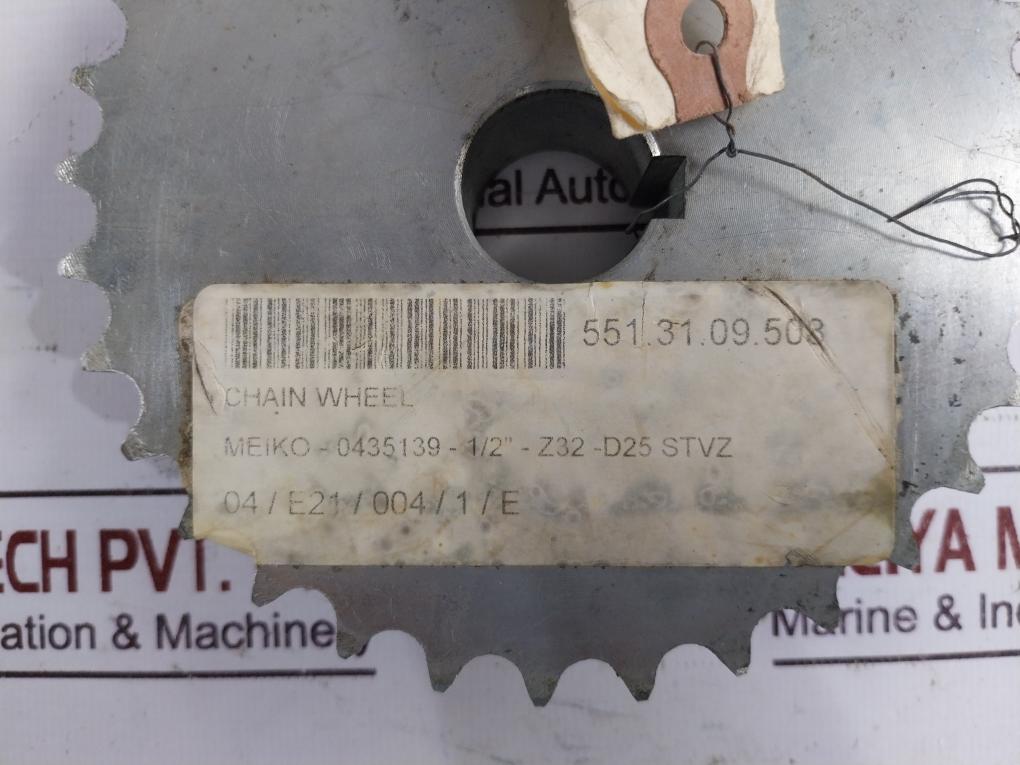 Meiko 0435139 Chain Wheel 1/2 -z32-d25 Stvz