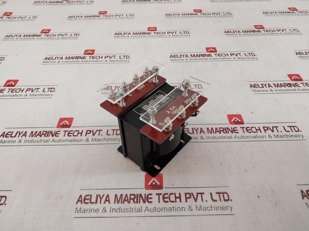 Meisei Denki 74750782-03 Transformer 50Va 1Ph 200-220V/19-20V 50/60Hz