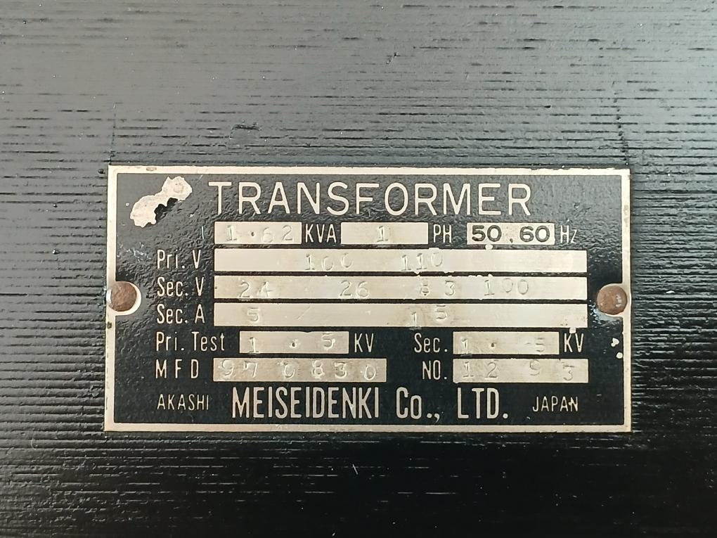 Meiseidenki 1.62 Kva 1 Ph