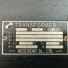 Meiseidenki 1.62 Kva 1 Ph