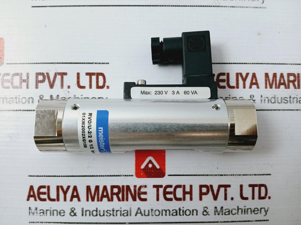 Meister Sg15X50 Flow Switch Rvo/U-2/2 G 1/2 Max: 230V 3A 60Va, 01Xm2002Xg15S