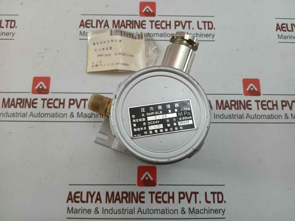 Meiyo Electric Electric Pressure Transmitter 0-0.6 Mpa Smp-2Lb