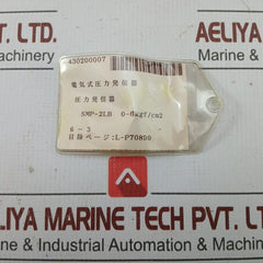 Meiyo Electric Electric Pressure Transmitter 0-0.6 Mpa Smp-2Lb