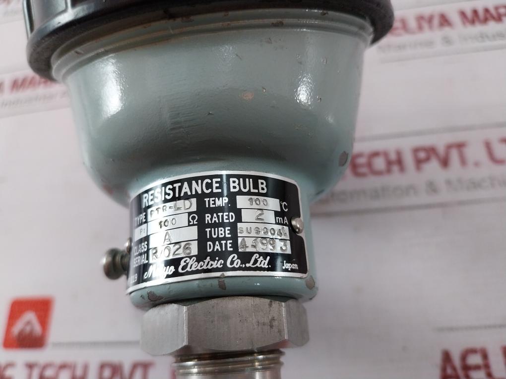 Meiyo Electric Ptr-ld Resistance Bulb Class A Ip67 Sus304l 290 Mm 2ma