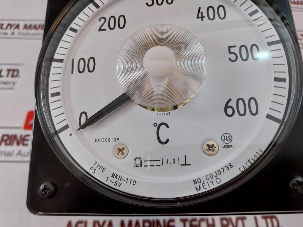 Meiyo Mkh-110 Pressure Indicator Cuj0738 0-600°C