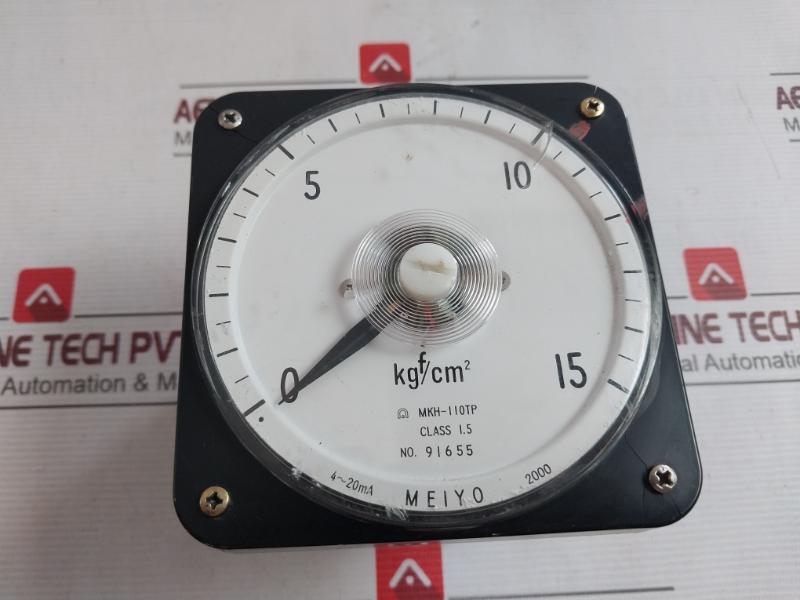 Meiyo Mkh-110Tp Pressure Indicator 0-15 Kgf/Cm2 91655 4-20Ma
