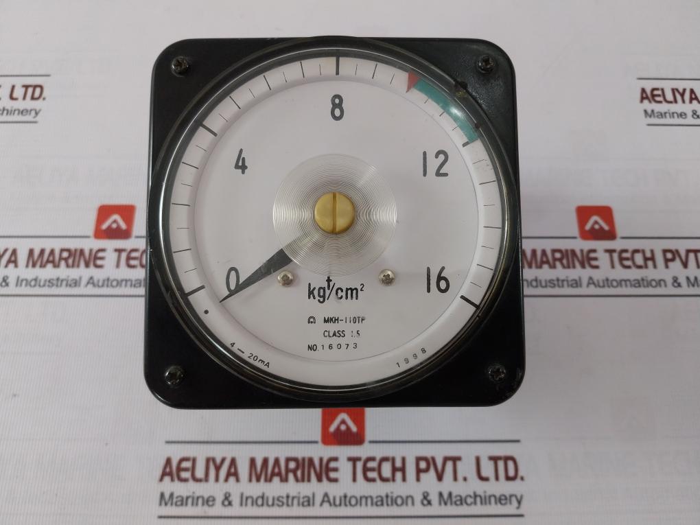 Meiyo Mkh-110Tp Pressure Indicator 0-16 Kgf/Cm2 Class 1.5 16073 4-20Ma