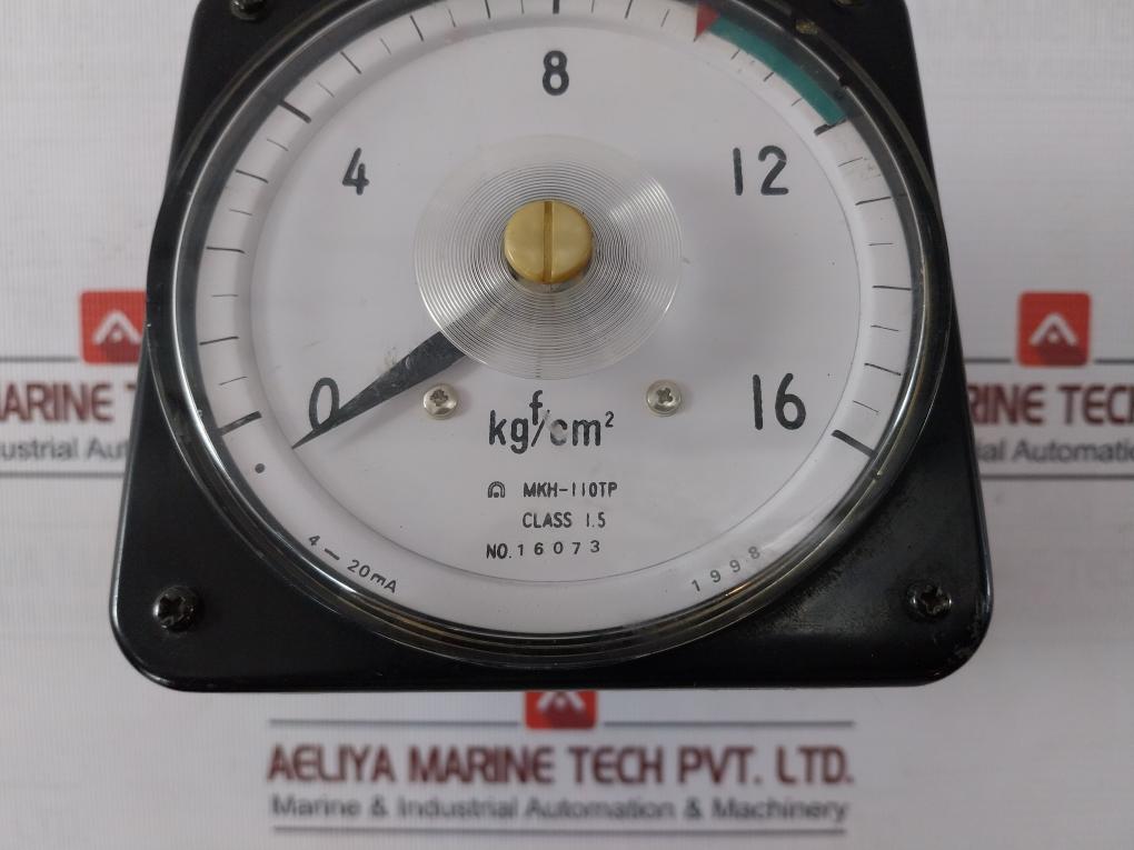 Meiyo Mkh-110Tp Pressure Indicator 0-16 Kgf/Cm2 Class 1.5 16073 4-20Ma